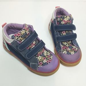 See Kai Run Kya Floral Glitter Sneaker 9